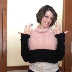 Hand knit sweater